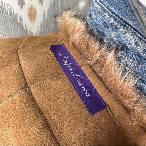 Ralph Lauren Collection * Fall ‘15? Lamb Shearling Embellished Vest - Picture 3 of 17